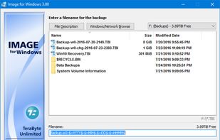 TeraByte Drive Image Backup and Restore Suite screenshot 2