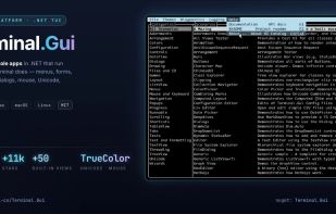 Terminal.Gui screenshot 1