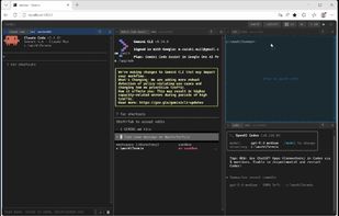 Launch AI terminal from browser