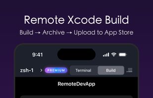 Trigger Xcode builds, archive, and upload to App Store Connect — all remotely from your iPhone.