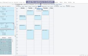 Filtering reduces clutter, you can see just what you need