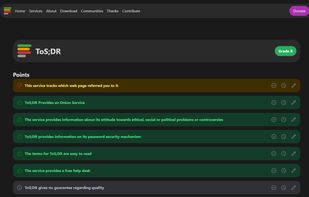 Website
Service details