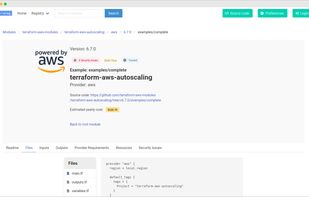 Module example with code snippet