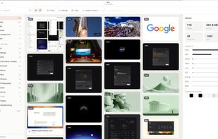 The library: collections on the left, everything you saved in one grid, stats on the right.