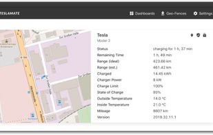 TeslaMate screenshot 1