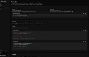 Developer docs