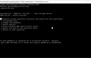 TestDisk screenshot 3