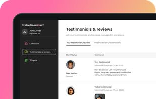 Testimonial Donut screenshot 2