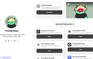 TestingCatalog screenshot 2