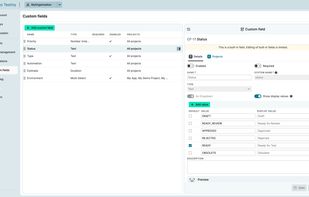 Powerful custom fields.