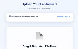 lab report translation feature