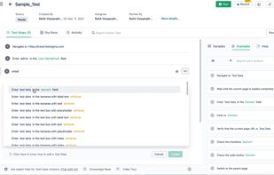 Testsigma screenshot 1