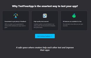 TestYourApp screenshot 1