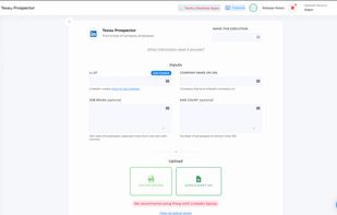 TexAu Prospector - to easily find targeted profiles at companies, at scale.