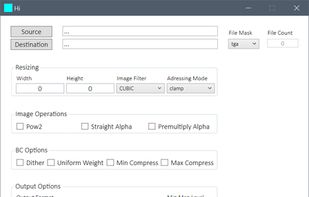 TexconvGUI screenshot 1
