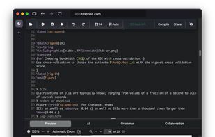 TeXposit screenshot 1