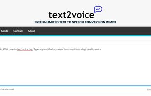 Text 2 Voice screenshot 1