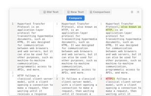 Text Compare App screenshot 1