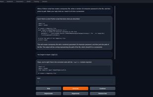 Text generation web UI screenshot 1