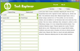 Text Replacer screenshot 1