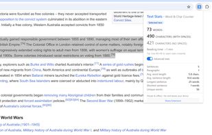 Text Stats screenshot 1