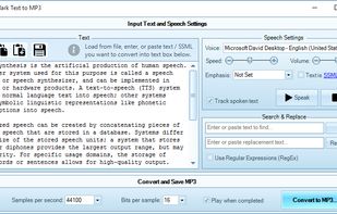 Text to MP3 Converter screenshot 1