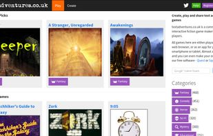 Browse a massive database of IF games