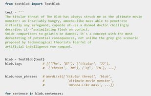 TextBlob screenshot 1