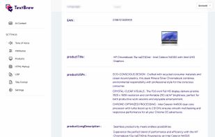 TextBrew screenshot 1