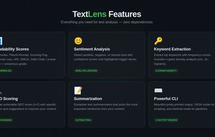 textlens screenshot 1