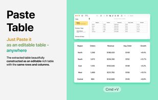 table capture