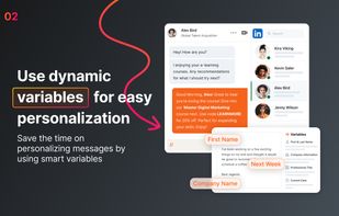 Use dynamic Variables for easy personalization