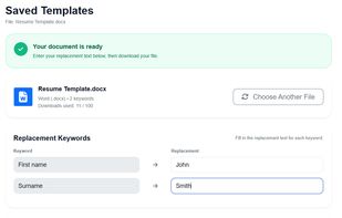 Showing the user interface of the tool in use.