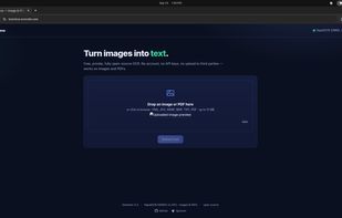 Landing page view