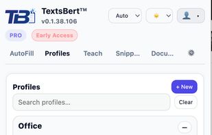 TextsBert screenshot 1