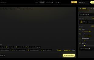 TextSpeech.io screenshot 1