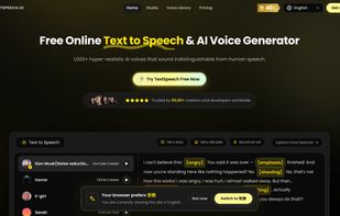 TextSpeech.io screenshot 1