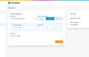 Schedule text messages.