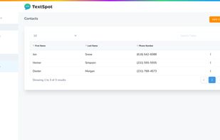 Add and manage contacts.