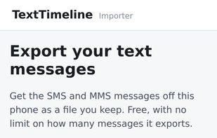 TextTimeline Importer screenshot 1