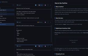 TextTree screenshot 1
