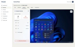 Real-time device operations and remote control across a Windows fleet