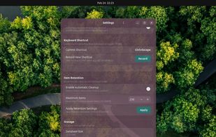 customize theme and control storage usage.