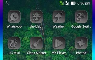 Tha_Black Icon Pack screenshot 2