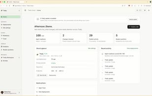 Thally Home Dashboard