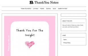 Thank You Notes screenshot 1