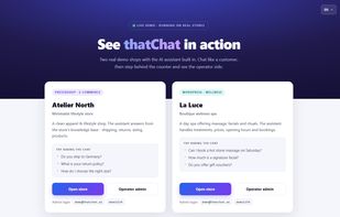 Live demo on real PrestaShop and WordPress stores, no registration needed