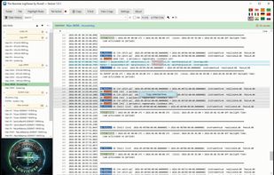 Smart context menu: copy selected log lines to clipboard with one click. Highlight rules remain visible on the copied selection.