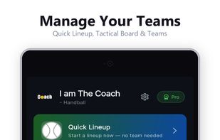 The Coach - Handball Lineup screenshot 1