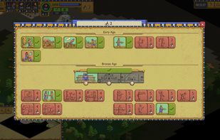 As the game progresses, players can advance to the Bronze Age and unlock upgrades